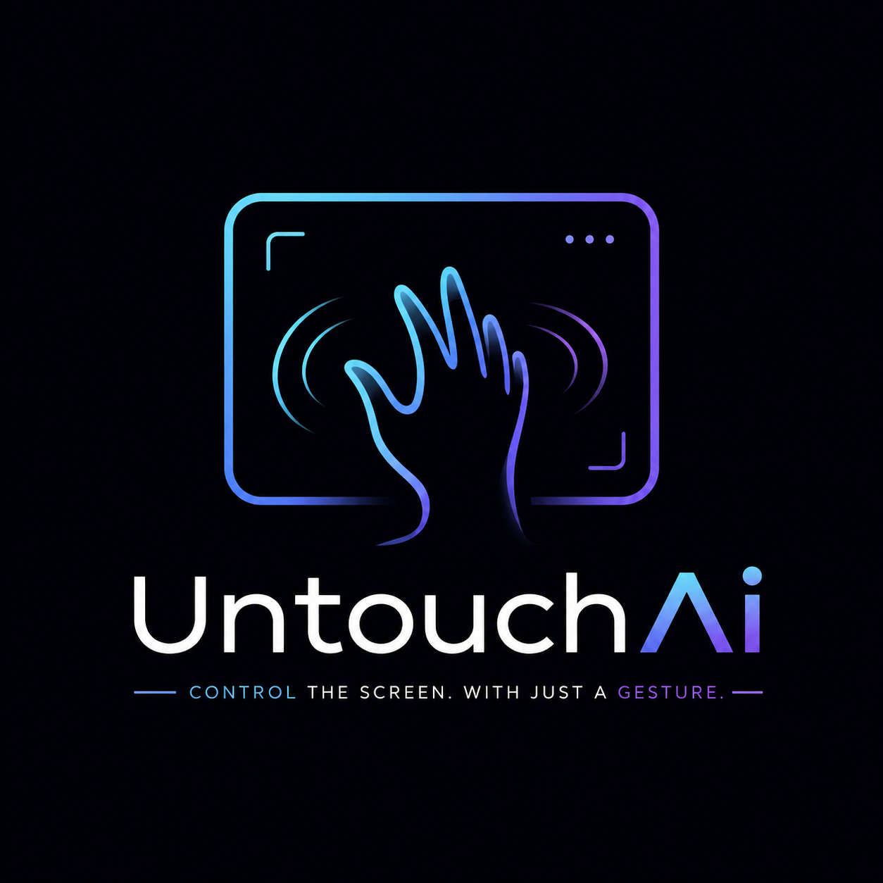 UntouchAi hand gesture logo